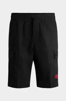 Мужские черные шорты Черный 54 HUGO 5897