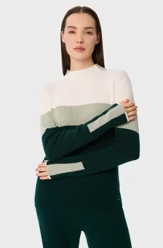 Женский шерстяной джемпер Разноцветный 38 MARC&ANDRE W25-00CH0719