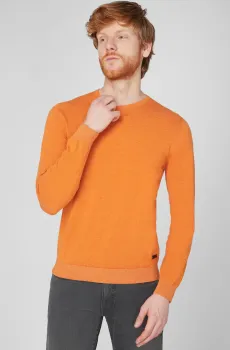 Мужской оранжевый джемпер Оранжевый M Pierre Cardin PC.-C5 50940.5060