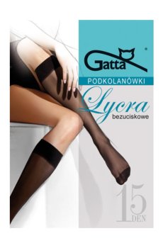 Гольфы женские Gatta Lycra, 15 DEN, Nero
