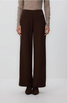 Reserved - Широкі штани - темно коричневий - 4088T-89X
