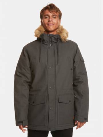 Quiksilver Зимова куртка Long Trip Jckt EQYJK03988 Сірий Regular Fit Quiksilver Зимова куртка Long Trip Jckt EQYJK03988 Сірий Regular Fit