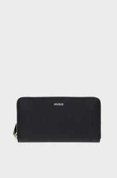 Женский черный кошелек Черный ONESIZE HUGO 50567683;001
