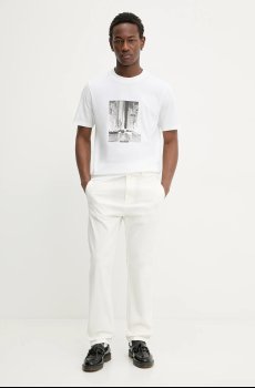 Хлопковая футболка HUGO Deyss Deyss