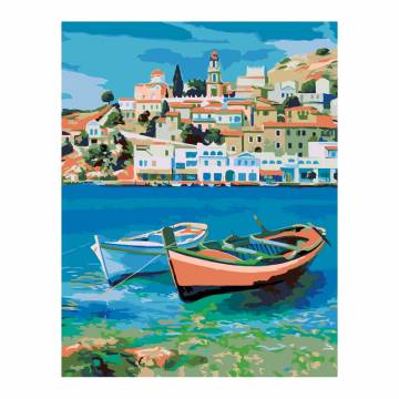 Картина за номерами Rosa Start Лазурне узбережжя 35 x 45 см (N00013540) Картина за номерами Rosa Start Лазурне узбережжя 35 x 45 см (N00013540)