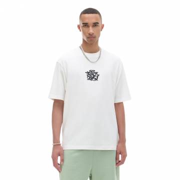 Cropp - Футболка, оздоблена вишивкою - кремовий Cropp - Футболка, оздоблена вишивкою - кремовий