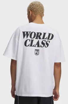 Мужская белая футболка UA M GFB  EARTH HWT SS-WHT Белый L Under Armour 6010364-100