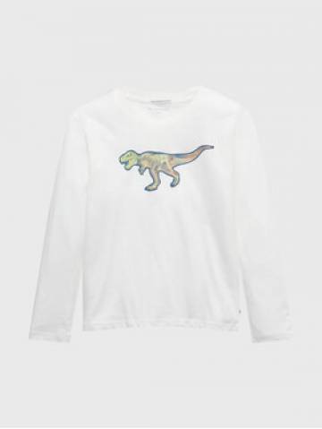 Tom Tailor Longsleeve 1033090 Білий Regular Fit Tom Tailor Longsleeve 1033090 Білий Regular Fit