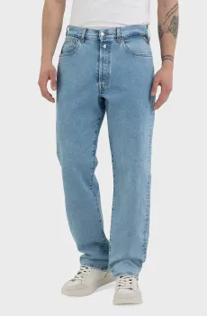 Мужские голубые джинсы Голубой 32-32 Replay M9Z1  .000.759 54D