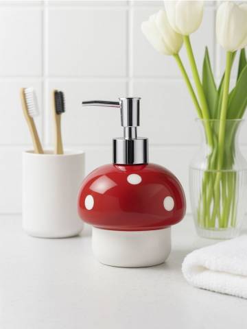 Дозатор для мила - червоний