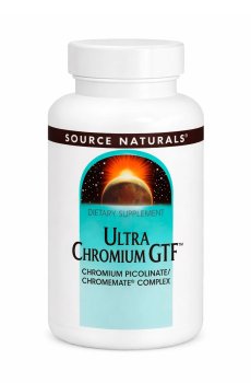 Хром ультра Source Naturals Ultra Chromium GTF 200 мкг, 120 таблеток