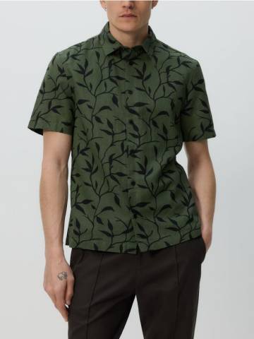 Reserved - Лляна сорочка regular fit - зелений - 178EG-87P Reserved - Лляна сорочка regular fit - зелений - 178EG-87P