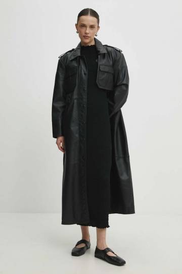Платье Answear Lab цвет чёрный maxi облегающая Платье Answear Lab цвет чёрный maxi облегающая