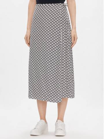Tommy Hilfiger Спідниця трапеція Seal Aop Wrap Midi Skirt WW0WW40757 Голубий Regular Fit Tommy Hilfiger Спідниця трапеція Seal Aop Wrap Midi Skirt WW0WW40757 Голубий Regular Fit