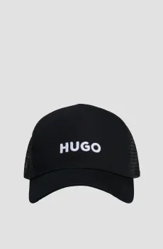 Мужская черная кепка Черный ONESIZE HUGO 50535942;001