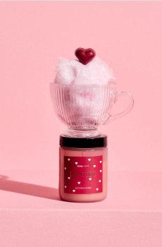 Ароматична свічка Love You - пастельний рожевий