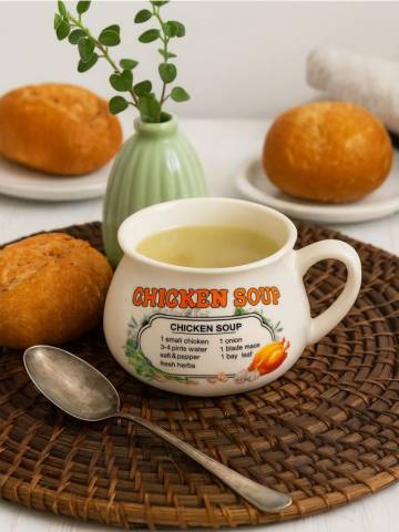 Чашка з принтом - жовтий Чашка з принтом - жовтий