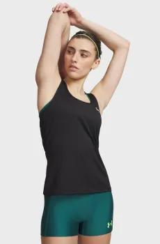 Женская черная майка Tech Mesh Racer Tank Черный XS Under Armour 6009989-001