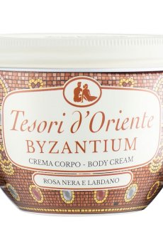 Парфюмированный крем для тела Tesori dOriente Body Cream Византия, черная роза и лабданум, 300 мл