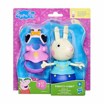 Игровой набор Peppa Pig Модное приключение Одень Ребекку, от 3 лет, 15 см, 7 элементов (G0329) Игровой набор Peppa Pig Модное приключение Одень Ребекку, от 3 лет, 15 см, 7 элементов (G0329)