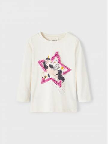 NAME IT Блузка 13221682 Écru Regular Fit NAME IT Блузка 13221682 Écru Regular Fit