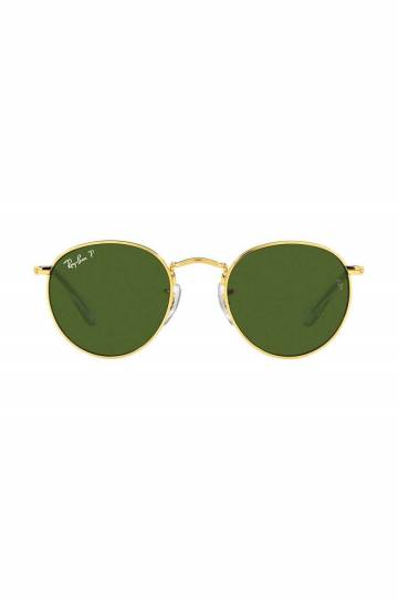 Детские солнцезащитные очки Ray-Ban Round Kids цвет зелёный 0RJ9547S-Polarized Детские солнцезащитные очки Ray-Ban Round Kids цвет зелёный 0RJ9547S-Polarized