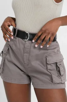 Женские серые шорты Серый 38 Tally Weijl SSHCOBELLAS4