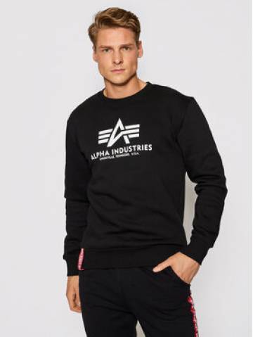 Alpha Industries Світшот Basic 178302 Чорний Regular Fit Alpha Industries Світшот Basic 178302 Чорний Regular Fit
