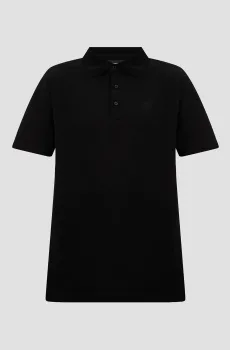 Мужское черное поло Черный S Karl Lagerfeld 500221.745750;990