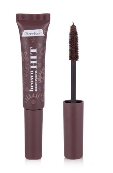 Тушь для ресниц GlamBee HIT Mascara коричневая, 14 г
