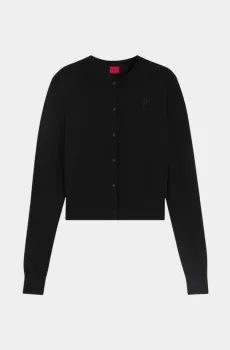 Женский черный кардиган Черный M HUGO 11423