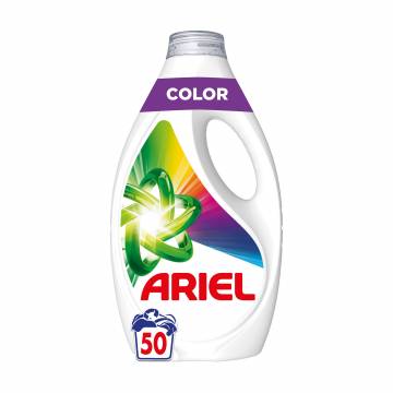 Гель для стирки ARIEL Color для цветных вещей, 50 стирок, 2.25 л Гель для стирки ARIEL Color для цветных вещей, 50 стирок, 2.25 л