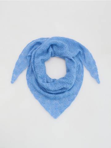 Reserved - LADIES` SCARF - світло-блакитний - 321GX-50X Reserved - LADIES` SCARF - світло-блакитний - 321GX-50X