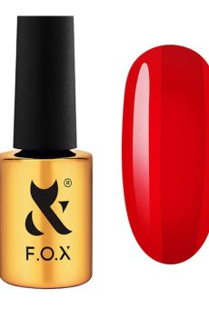 Гель-лак для ногтей F.O.X Lipstick Collection Gel Polish 002 Fire Lips, 7 мл