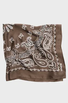 Женская коричневая бандана с узором Коричневый ONESIZE Levi’s® 005G0;0004
