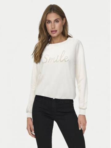 ONLY Світшот Amy 15331042 Écru Regular Fit ONLY Світшот Amy 15331042 Écru Regular Fit