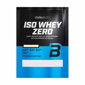Протеин BioTech USA Iso Whey Zero Клубника, в порошке, 25 г