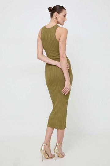 Платье Silvian Heach цвет зелёный maxi облегающая Платье Silvian Heach цвет зелёный maxi облегающая