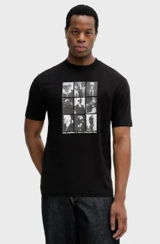 Мужская черная футболка Черный L Karl Lagerfeld 561225.755149;990