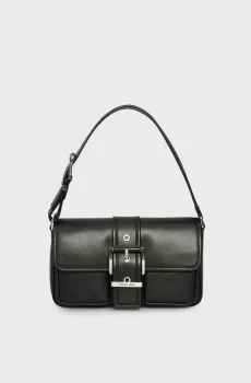 Женская черная кожаная сумка COLBY Черный ONESIZE Michael Kors 30S4SBAL2L