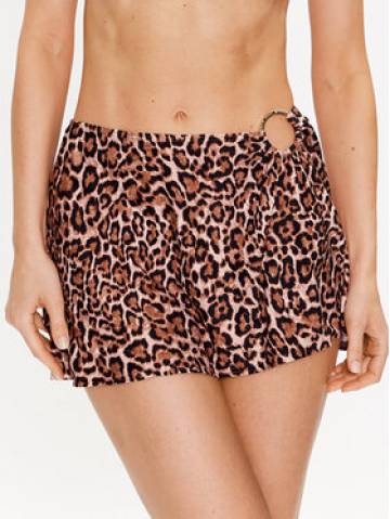 MICHAEL Michael Kors Спідниця Wildcat Cover Up MM9M612 Коричневий Waisted Fit MICHAEL Michael Kors Спідниця Wildcat Cover Up MM9M612 Коричневий Waisted Fit