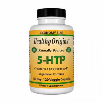5-Гидрокситриптофан Healthy Origins 5-HTP, 100 мг, 120 гелевых капсул