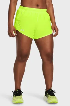 Женские желтые шорты UA Fly By 3 Shorts Желтый M Under Armour 1382438-731