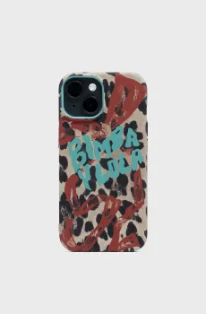 Женский бежевый чехол с узором для iPhone 15 Бежевый ONESIZE Bimba Y Lola 252BAFT01.23080