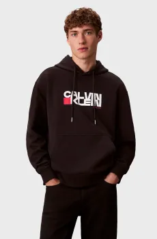 Мужское черное худи REDBOX GRAPHIC Черный XL Calvin Klein Jeans LV04RD258G