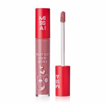 Жидкая помада для губ Missai Velvet Soft Liquid Lipstick тон 02, 5 г Жидкая помада для губ Missai Velvet Soft Liquid Lipstick тон 02, 5 г