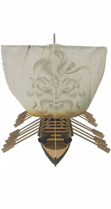 Деревяні карти світу Lemanta Конструктор модель військовий корабель запорізьких козаков "Чайка" (2026)