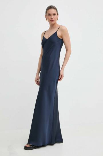 Платье MAX&Co. цвет синий maxi расклешённое 2416221093200 Платье MAX&Co. цвет синий maxi расклешённое 2416221093200