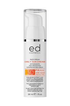 Дневной солнцезащитный крем для лица Ed Cosmetics Daily Sun Cream, SPF 30, 30 мл