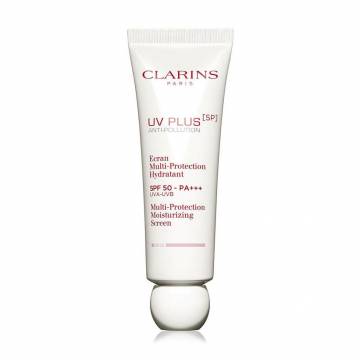 Увлажняющий солнцезащитный флюид для лица Clarins UV Plus [5P] Anti-Pollution Multi-Protection SPF 50/PA++++, Rose, 50 мл